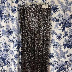 Serra Sparkling Black Maxi Skirt